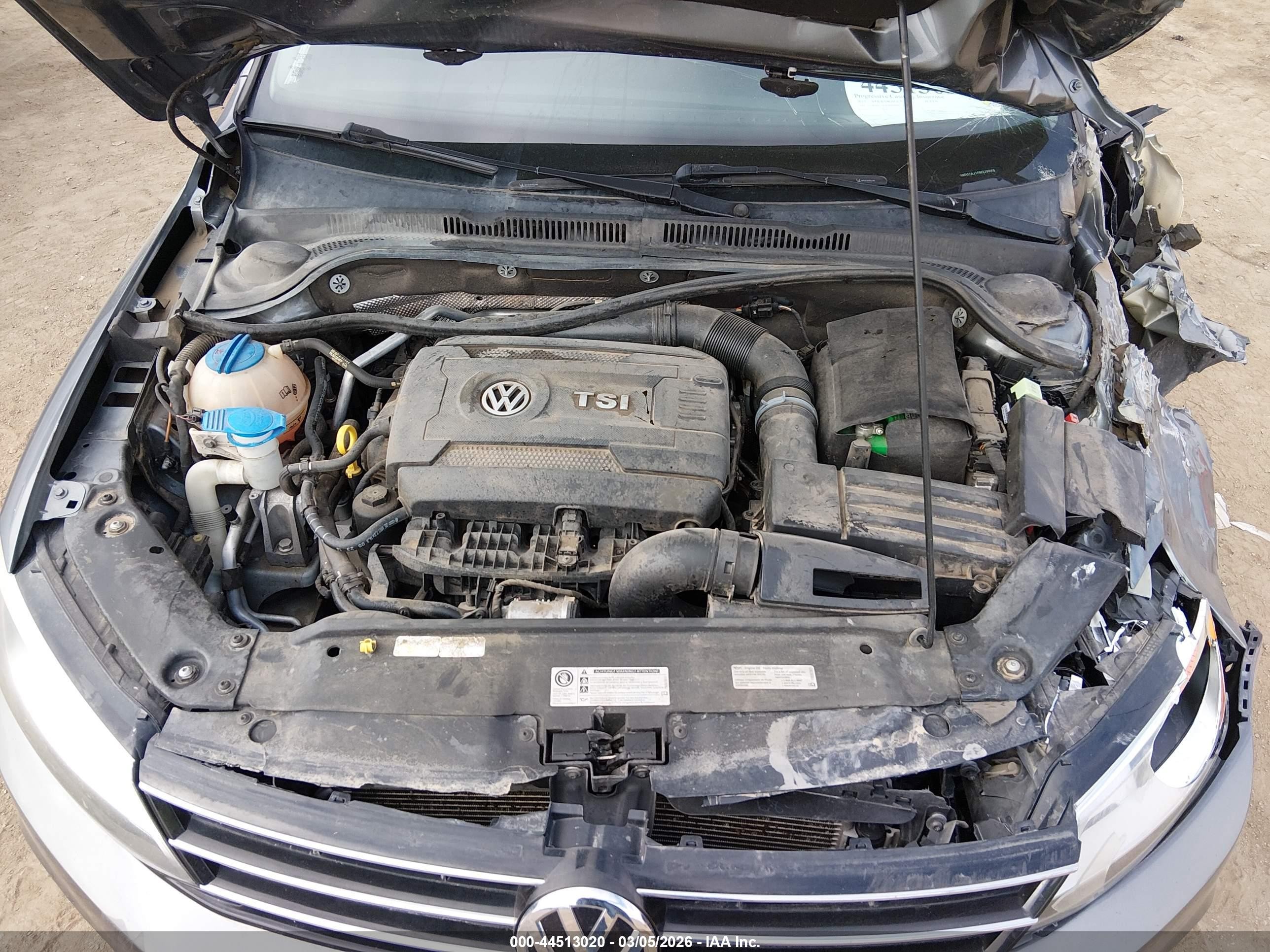 2015 Volkswagen Jetta 1.8t Se Gray vin: 3VWD07AJ1FM209669