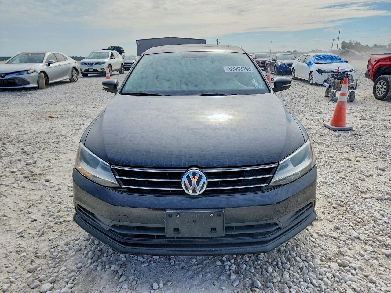 2015 Volkswagen Jetta Se Black vin: 3VWD07AJ1FM297171