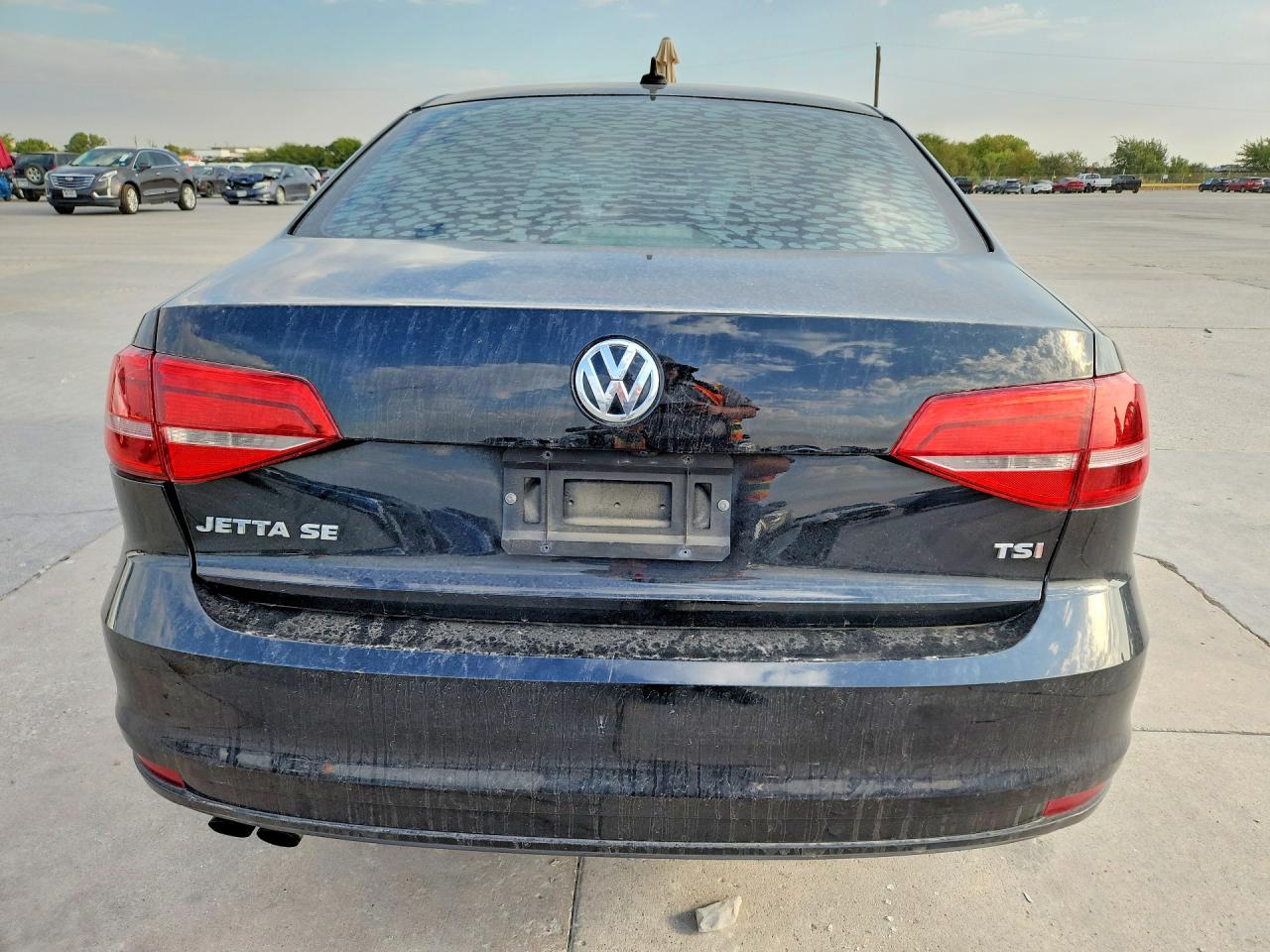 2015 Volkswagen Jetta Se Black vin: 3VWD07AJ1FM403747