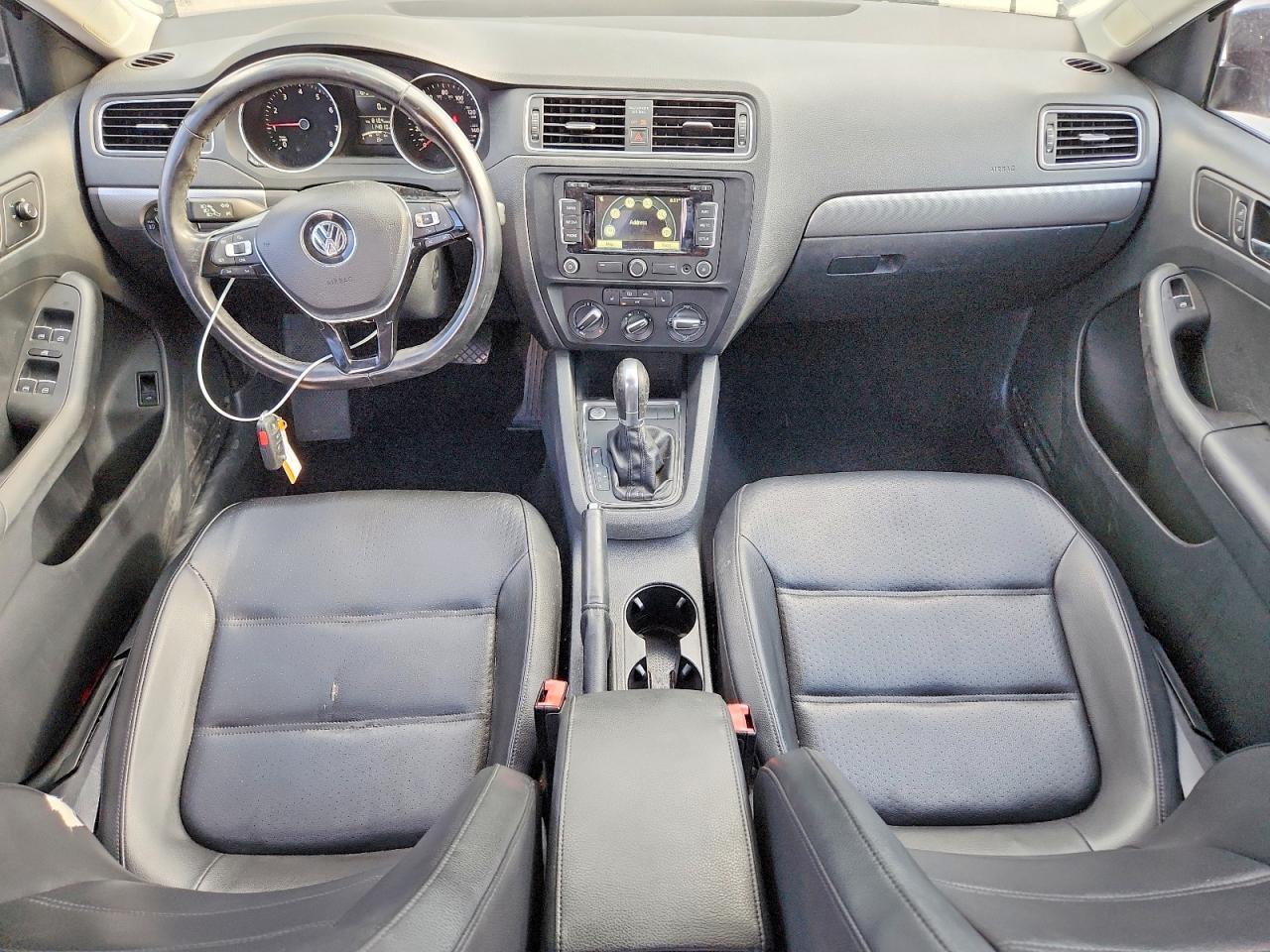 2015 Volkswagen Jetta Se Black vin: 3VWD07AJ1FM403747