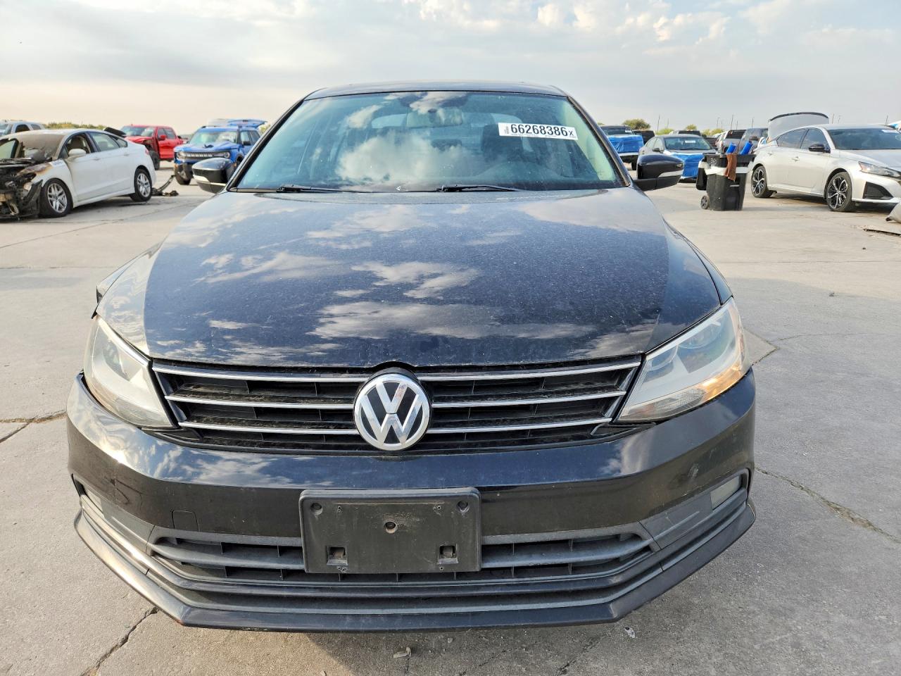 2015 Volkswagen Jetta Se Black vin: 3VWD07AJ1FM403747