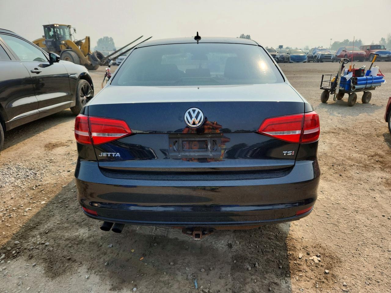 2015 Volkswagen Jetta Se Black vin: 3VWD07AJ1FM404011