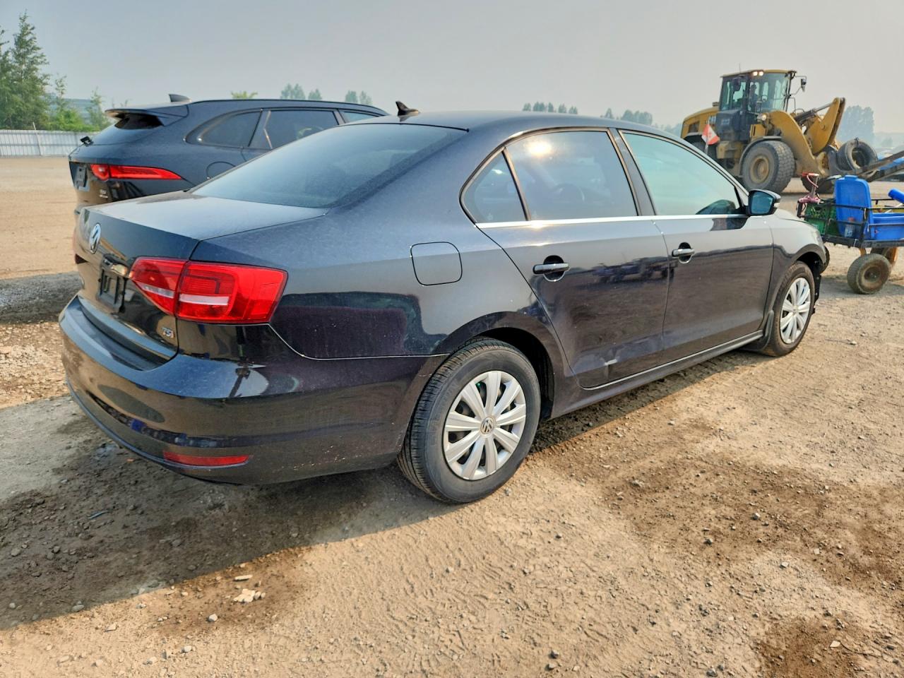 2015 Volkswagen Jetta Se Black vin: 3VWD07AJ1FM404011