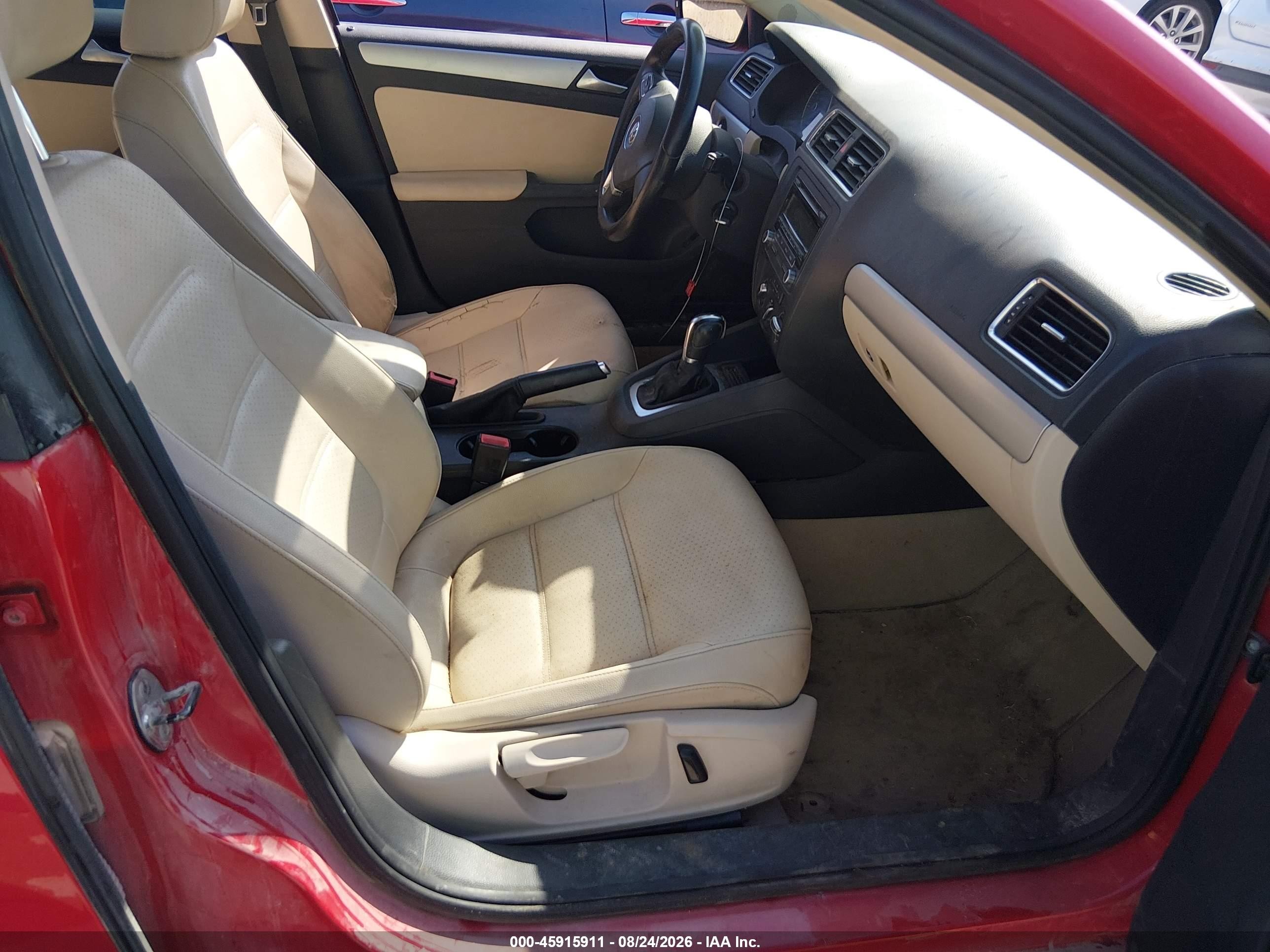 2014 Volkswagen Jetta 1.8t Se Red vin: 3VWD07AJ2EM231971