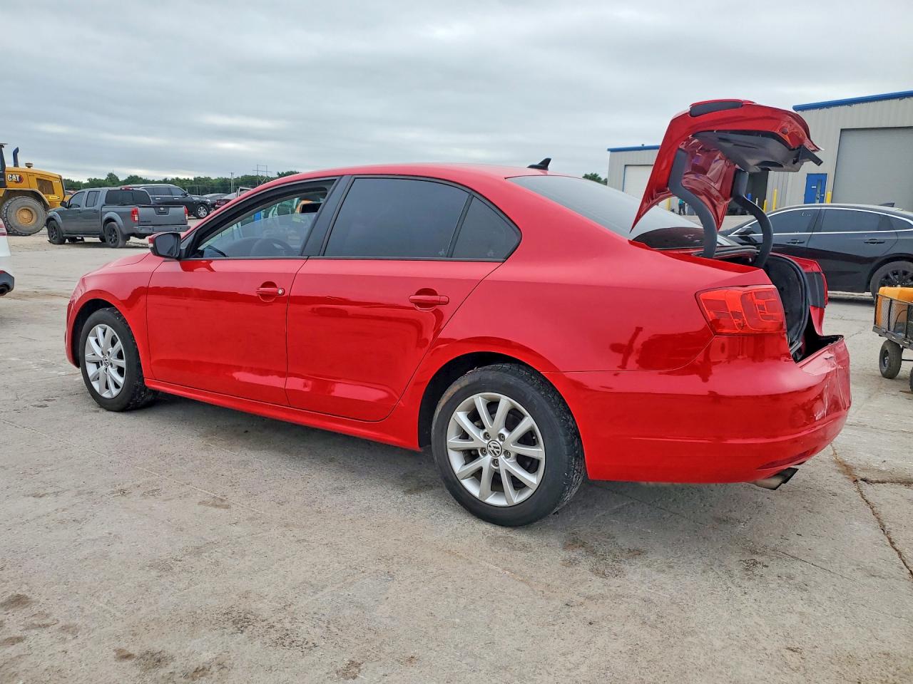2014 Volkswagen Jetta Se Red vin: 3VWD07AJ2EM303347