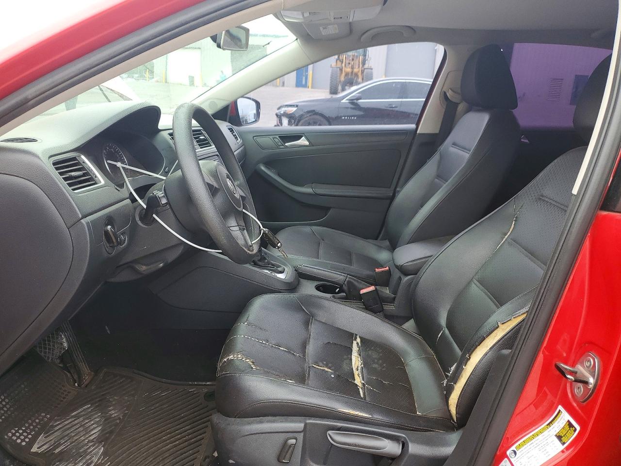 2014 Volkswagen Jetta Se Red vin: 3VWD07AJ2EM303347