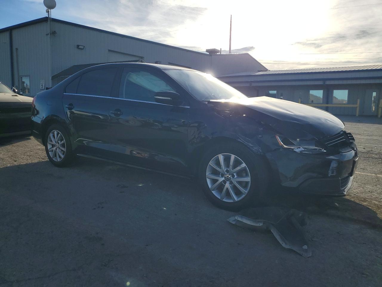 2014 Volkswagen Jetta Se Black vin: 3VWD07AJ2EM429577