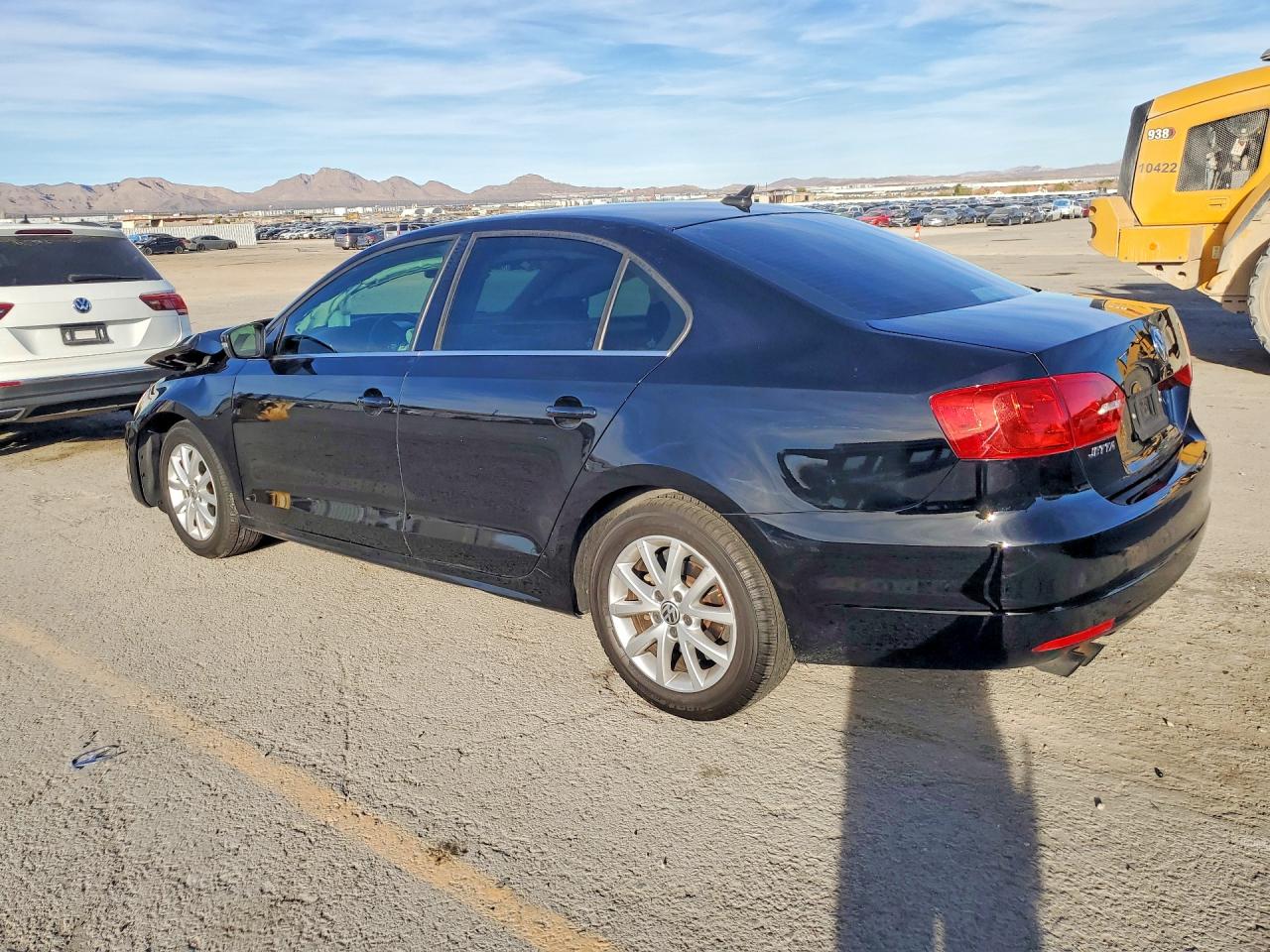 2014 Volkswagen Jetta Se Black vin: 3VWD07AJ2EM429577