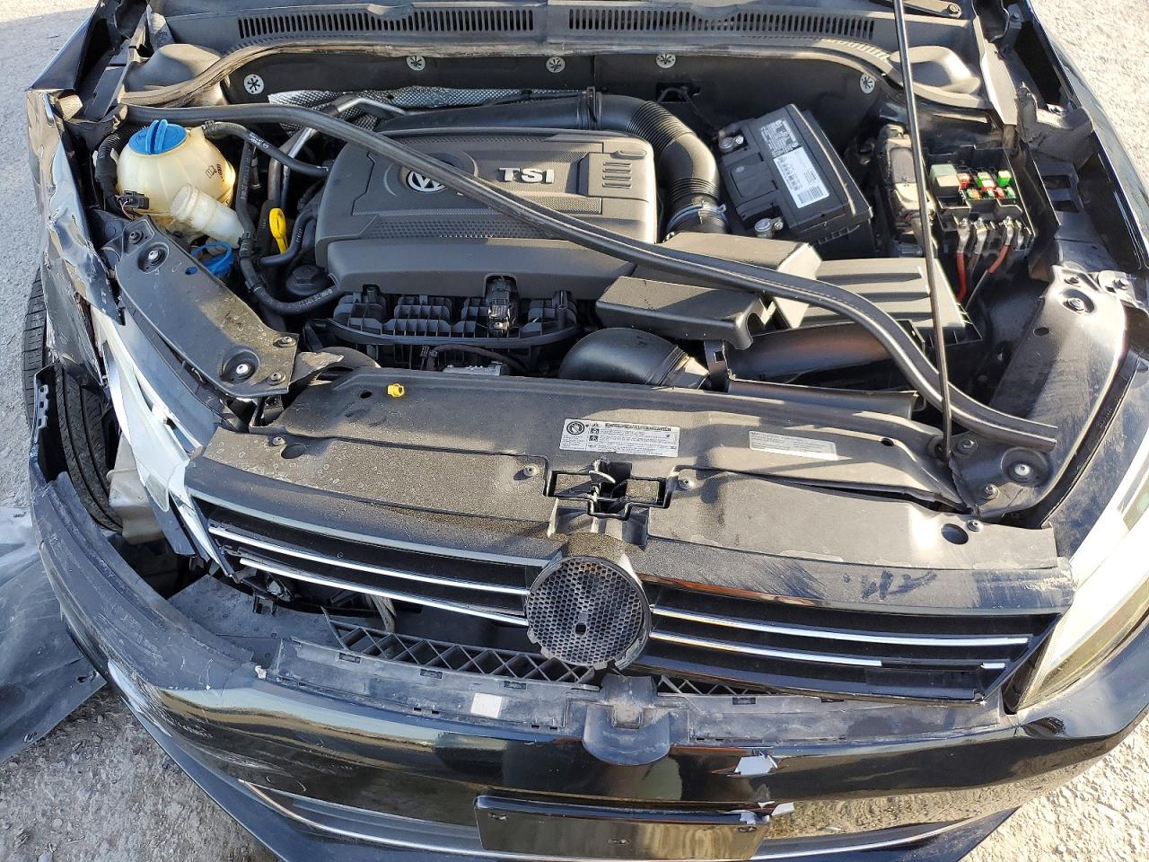 2014 Volkswagen Jetta Se Black vin: 3VWD07AJ2EM429577