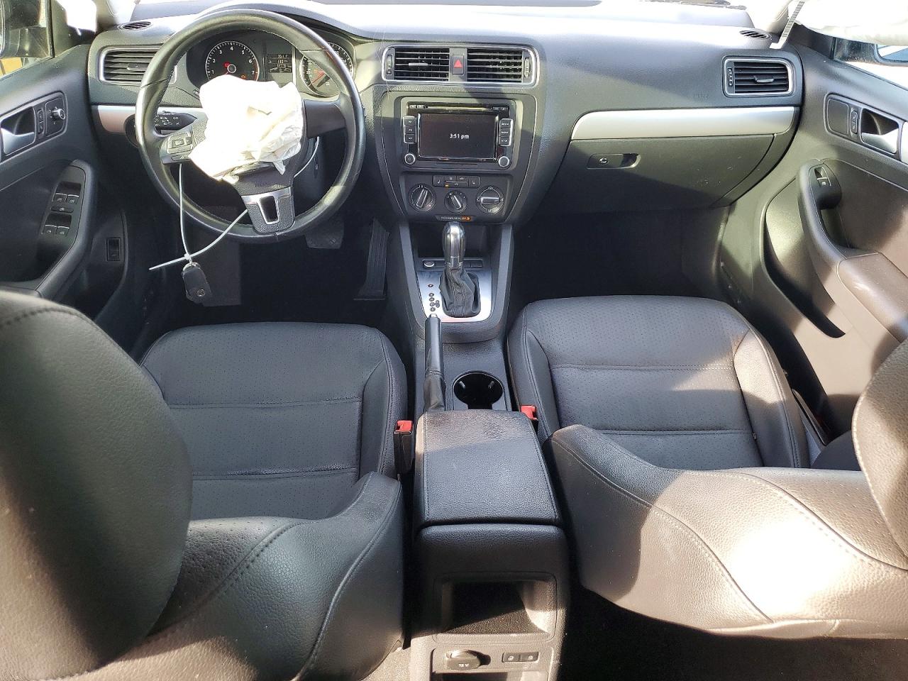 2014 Volkswagen Jetta Se Black vin: 3VWD07AJ2EM429577