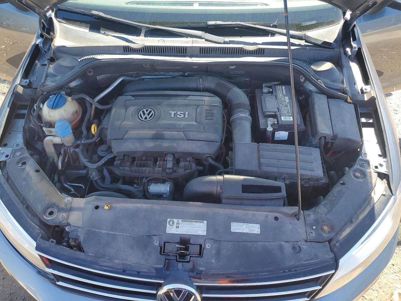 2015 Volkswagen Jetta Se Gray vin: 3VWD07AJ2FM237643