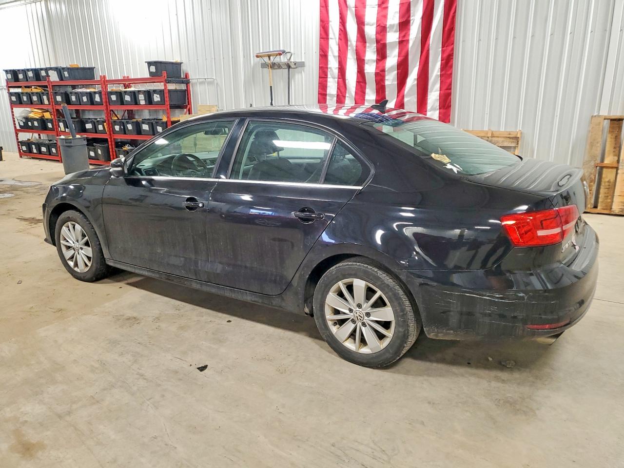2015 Volkswagen Jetta Se Черный vin: 3VWD07AJ2FM272649