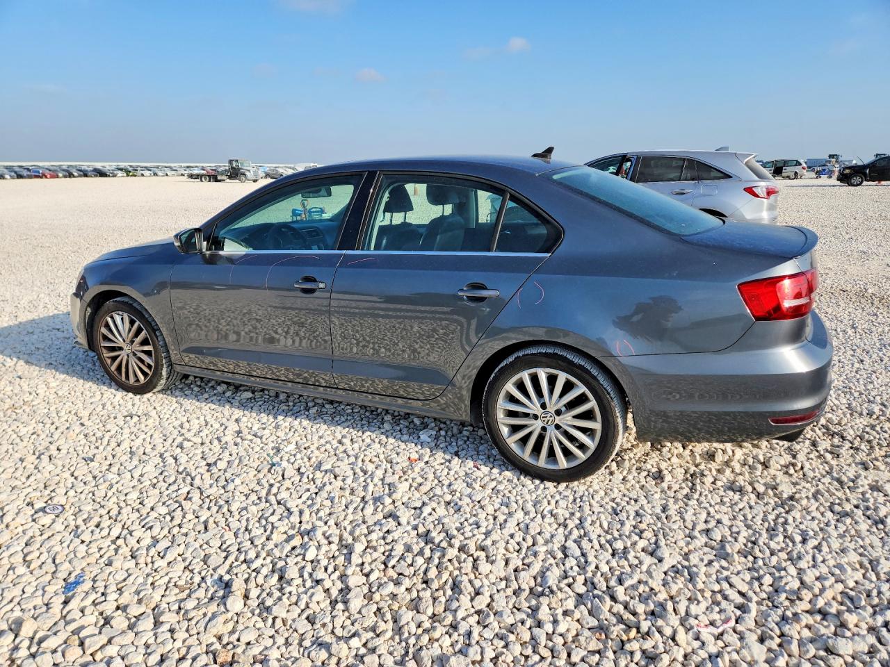 2015 Volkswagen Jetta Se Gray vin: 3VWD07AJ2FM357037