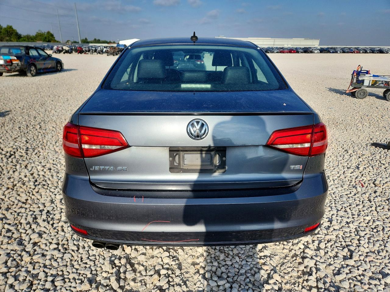 2015 Volkswagen Jetta Se Gray vin: 3VWD07AJ2FM357037