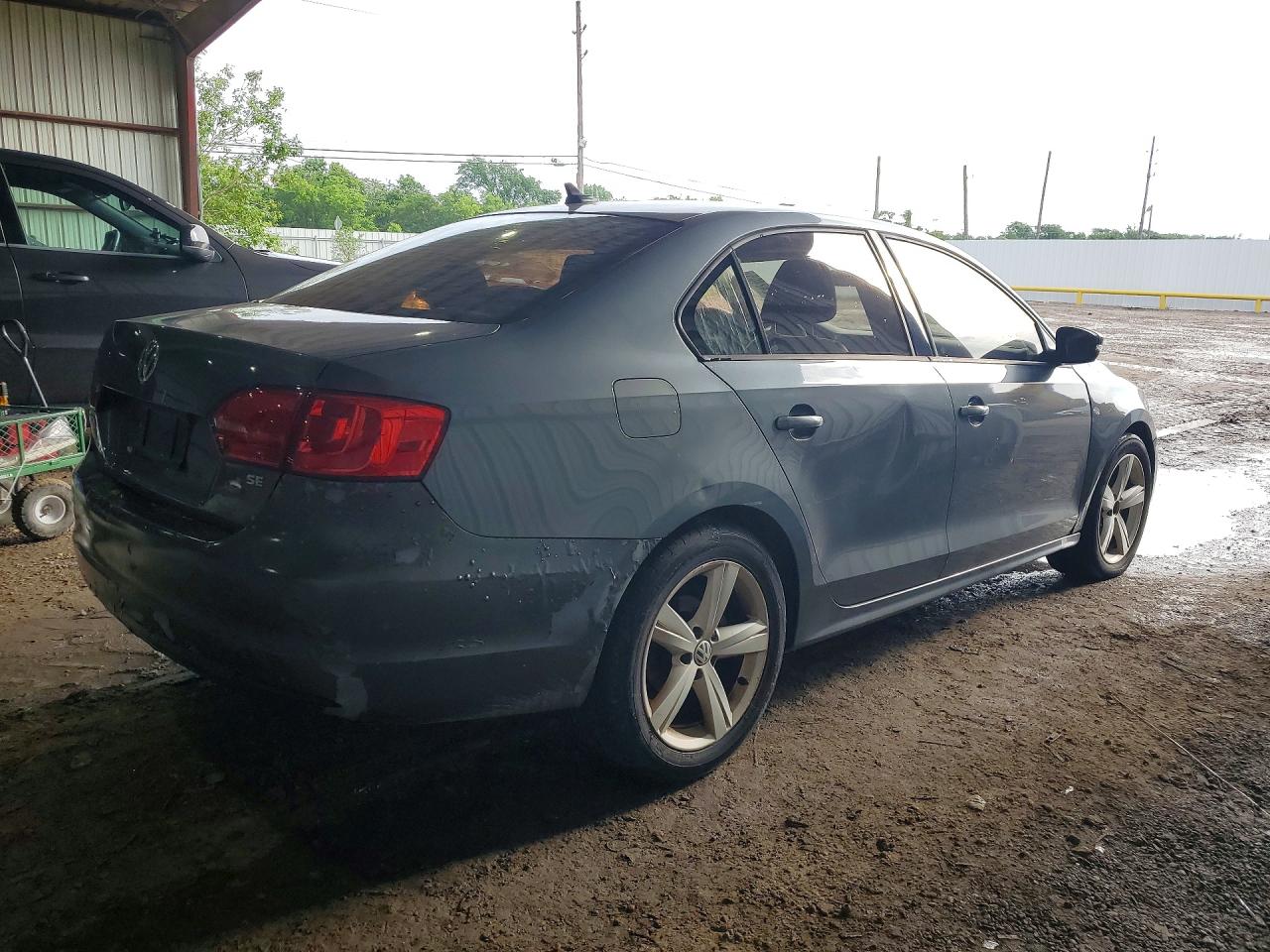 2014 Volkswagen Jetta Se Silver vin: 3VWD07AJ3EM222678