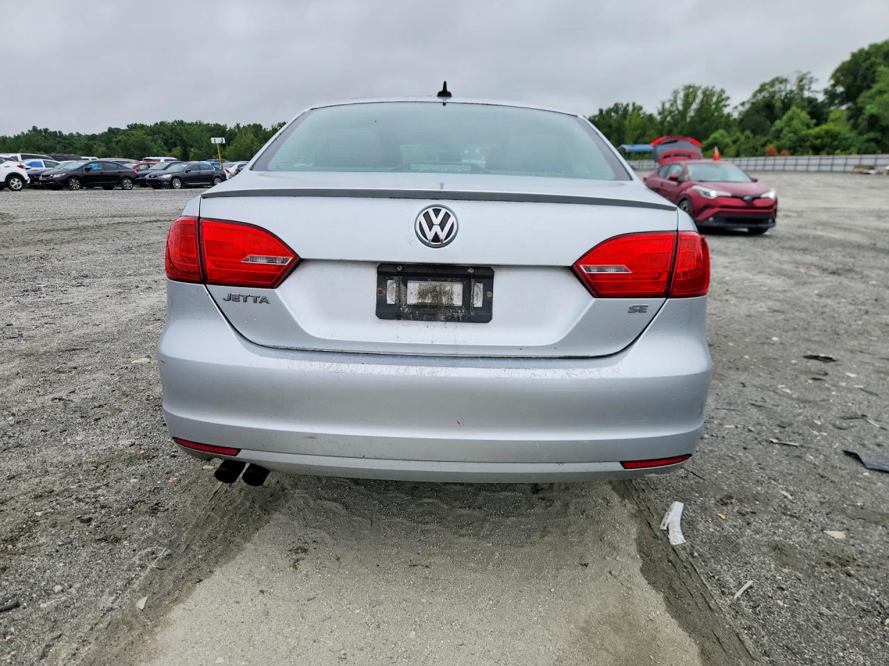 2014 Volkswagen Jetta Se Silver vin: 3VWD07AJ3EM317130