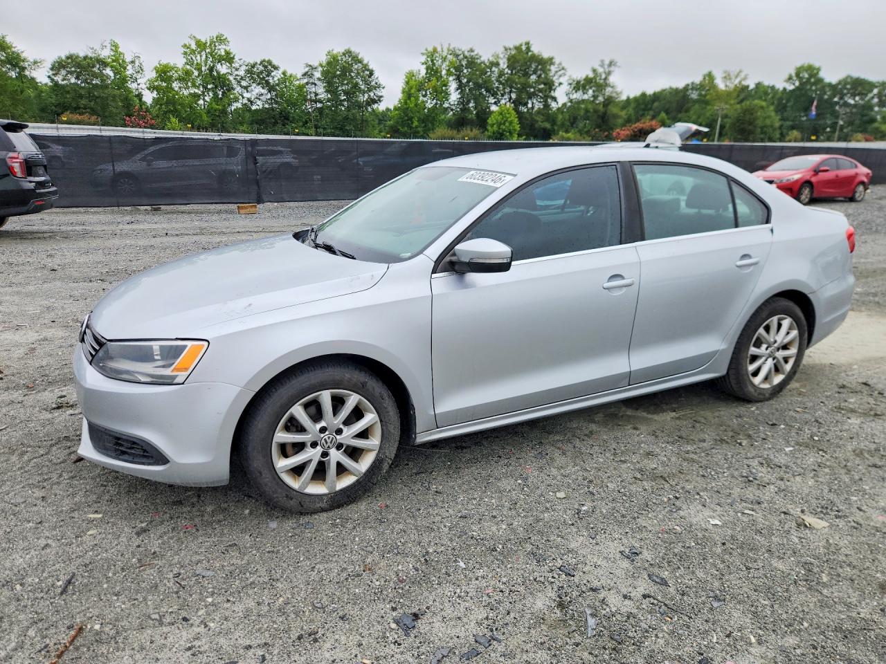 2014 Volkswagen Jetta Se Silver vin: 3VWD07AJ3EM317130