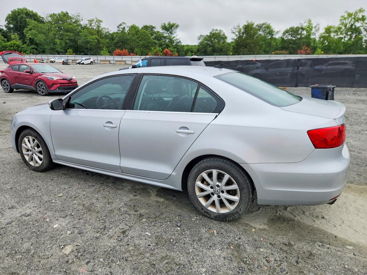2014 Volkswagen Jetta Se Silver vin: 3VWD07AJ3EM317130