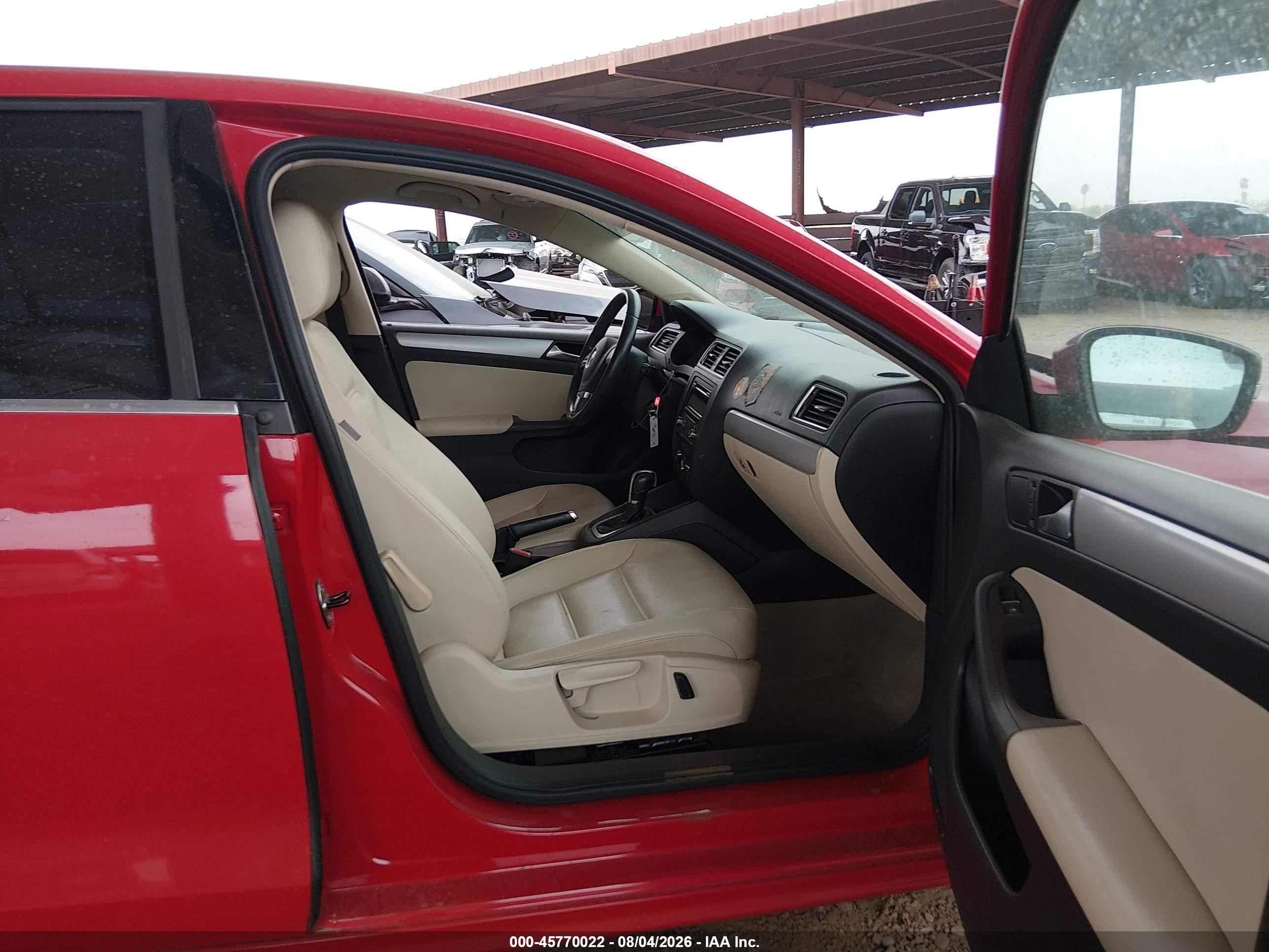 2014 Volkswagen Jetta 1.8t Se Red vin: 3VWD07AJ3EM321176