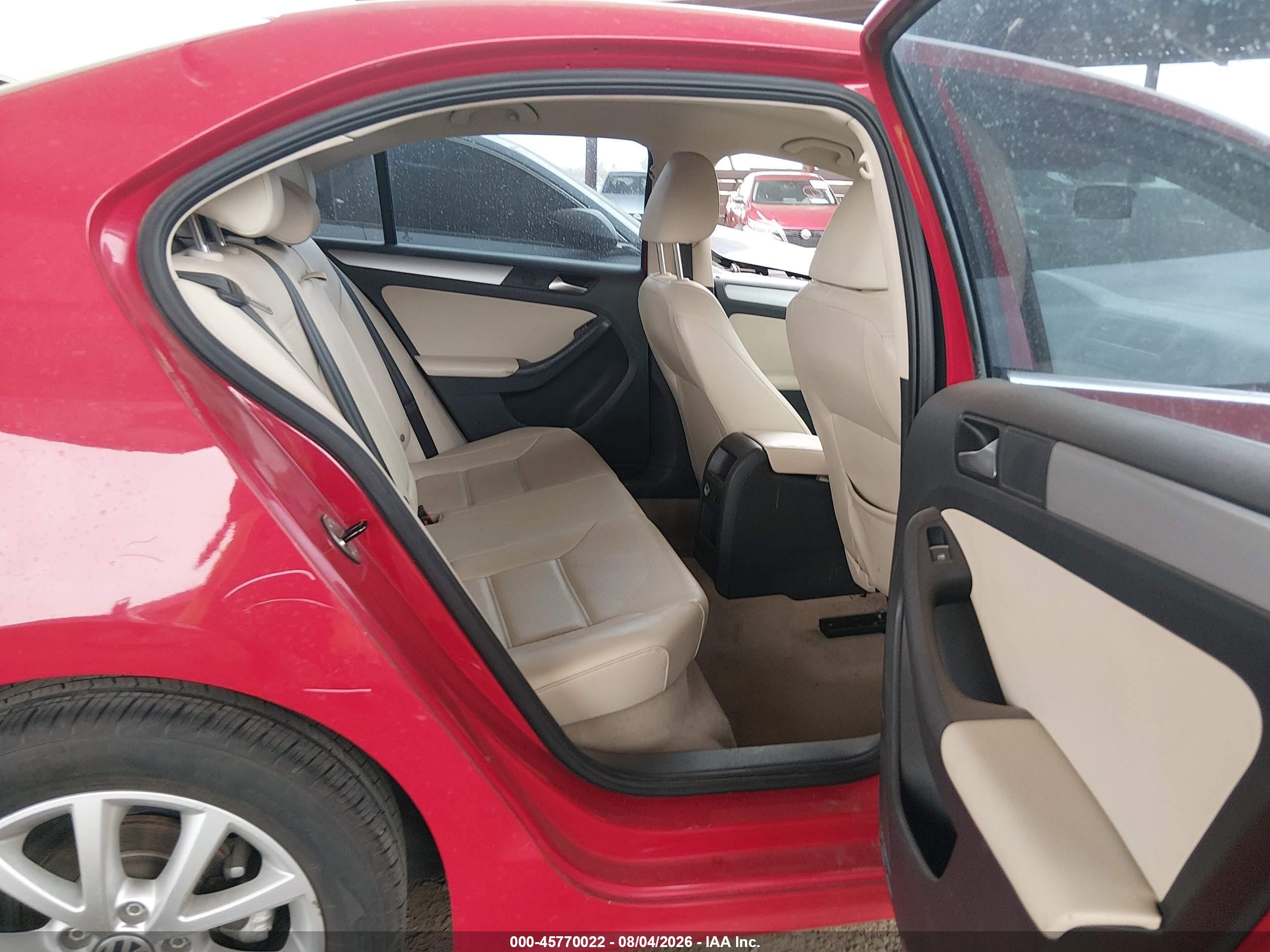 2014 Volkswagen Jetta 1.8t Se Red vin: 3VWD07AJ3EM321176