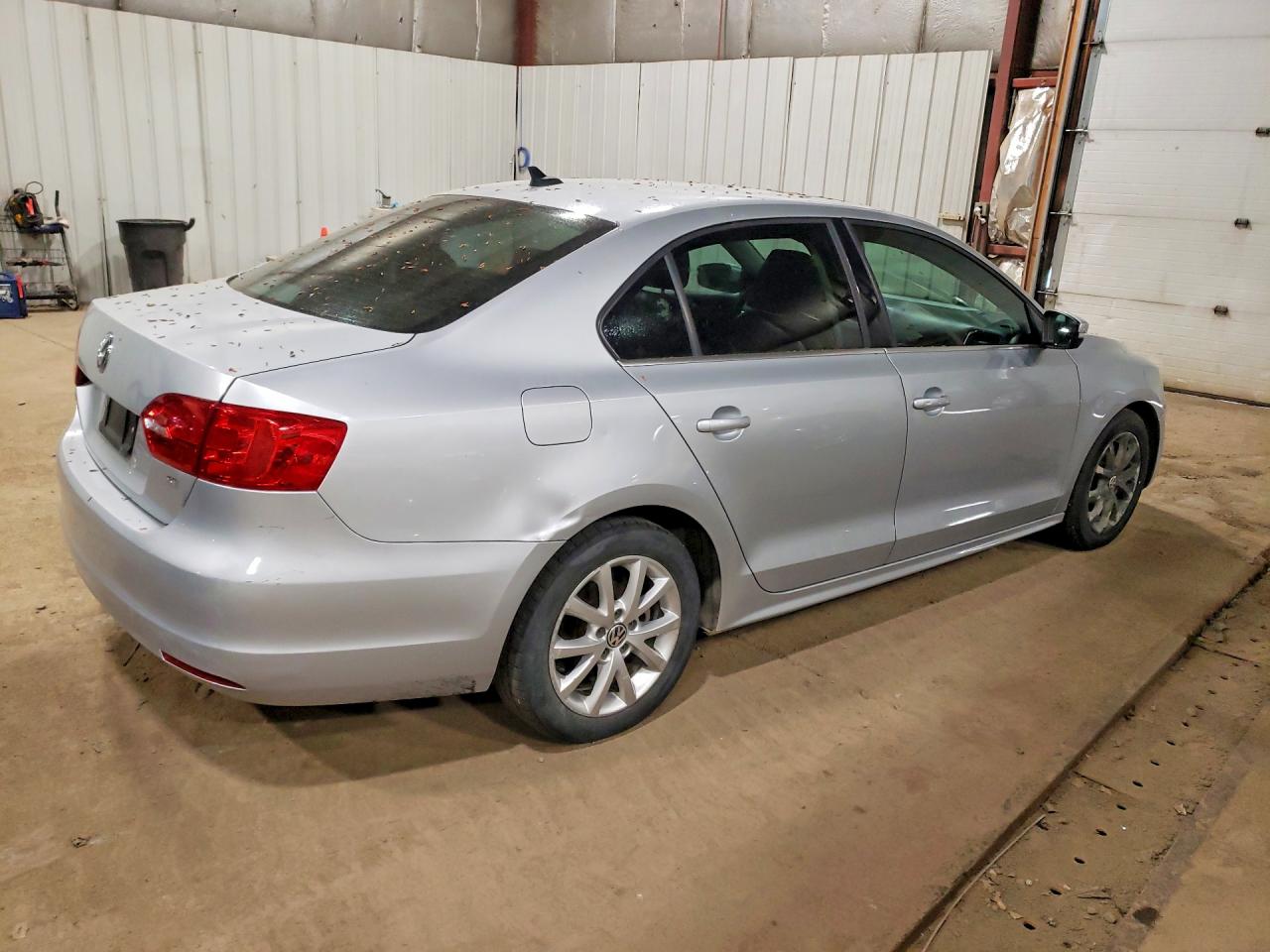 2014 Volkswagen Jetta Se Silver vin: 3VWD07AJ3EM379725