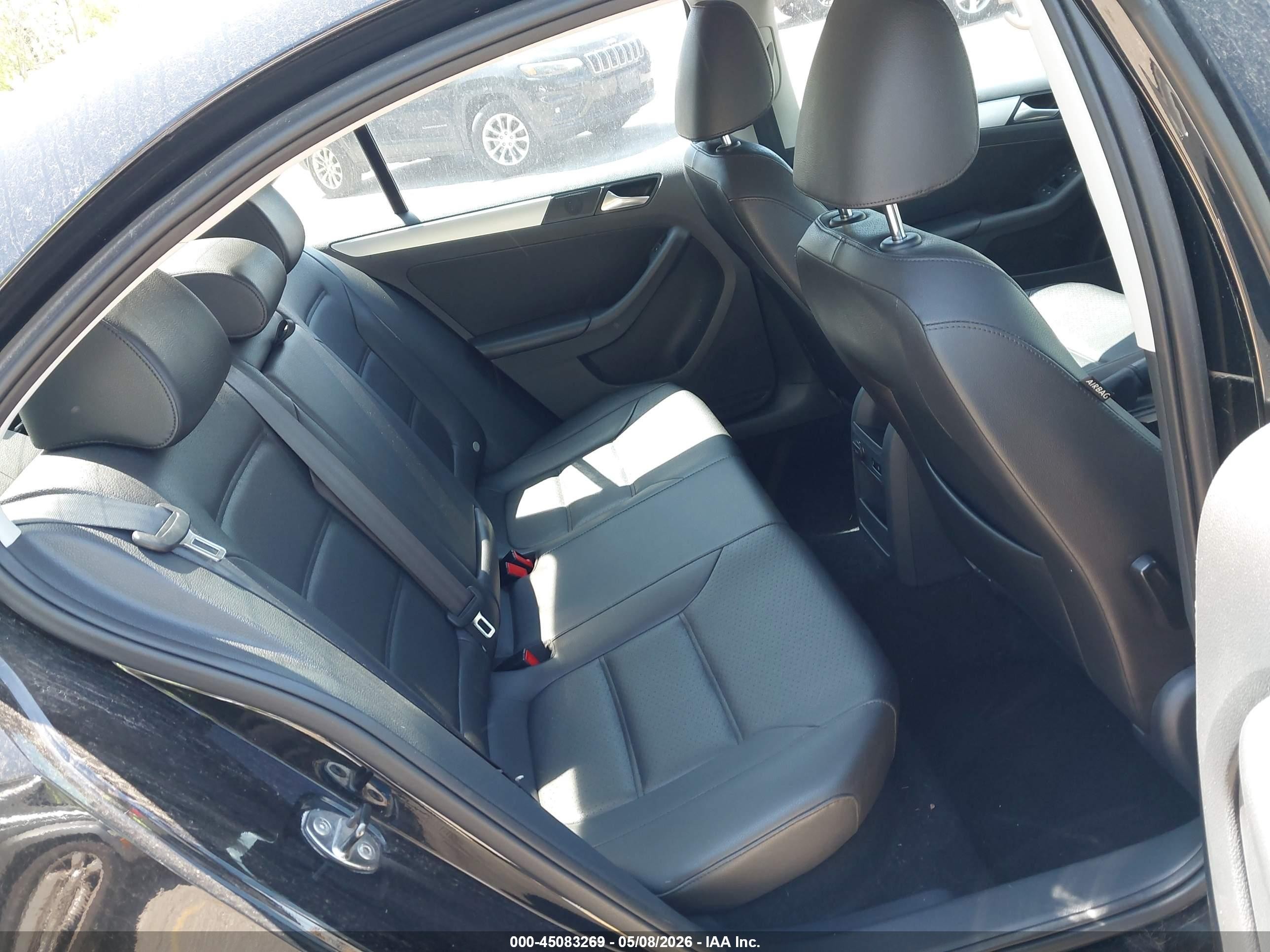 2014 Volkswagen Jetta 1.8t Se Black vin: 3VWD07AJ3EM429586