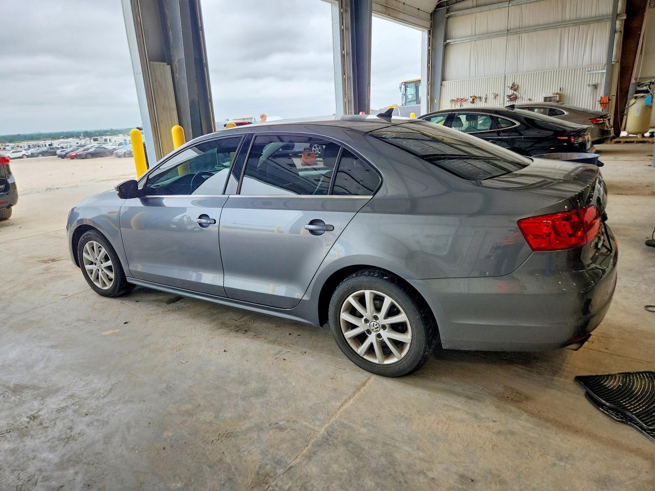 2014 Volkswagen Jetta Se Gray vin: 3VWD07AJ3EM430897