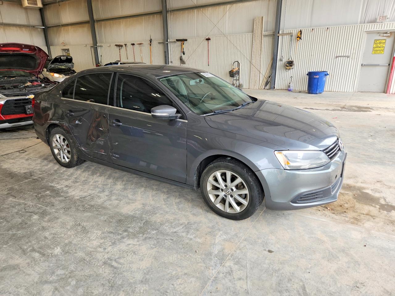 2014 Volkswagen Jetta Se Gray vin: 3VWD07AJ3EM430897