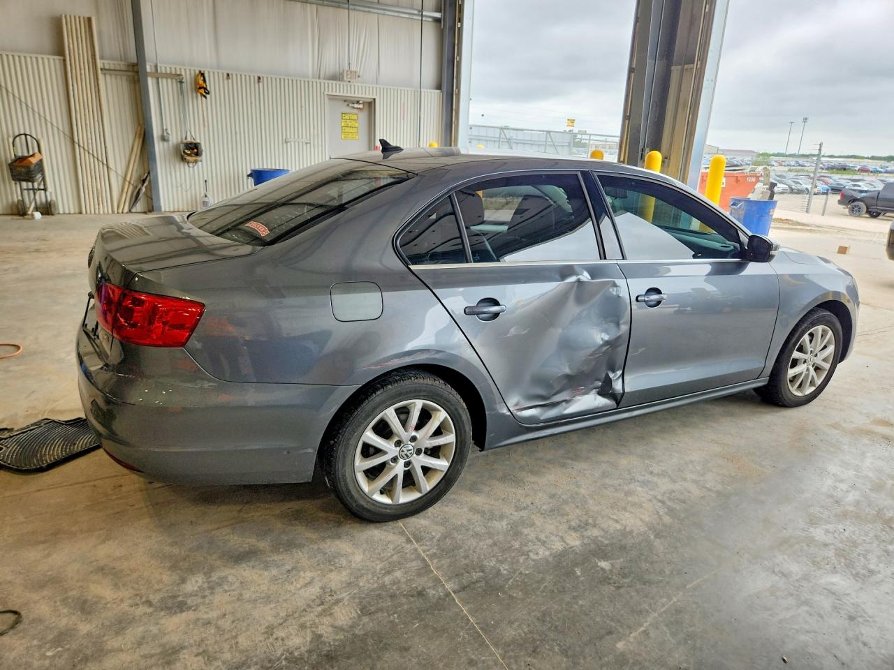 2014 Volkswagen Jetta Se Gray vin: 3VWD07AJ3EM430897