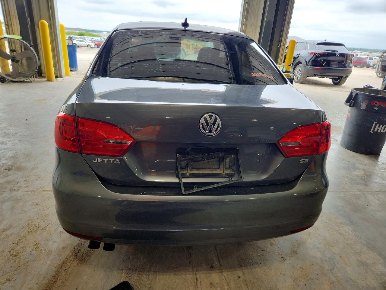 2014 Volkswagen Jetta Se Gray vin: 3VWD07AJ3EM430897