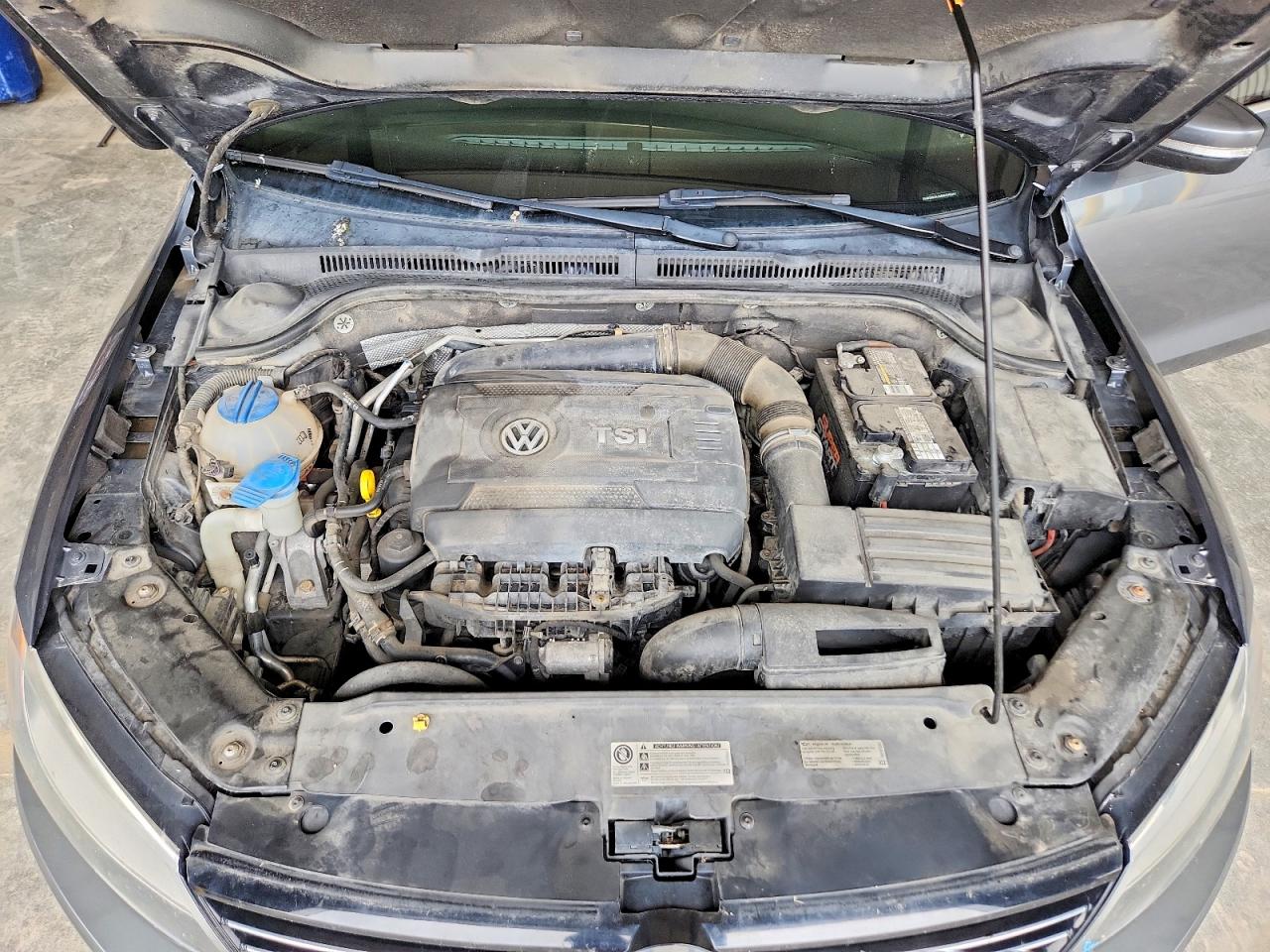 2014 Volkswagen Jetta Se Gray vin: 3VWD07AJ3EM430897