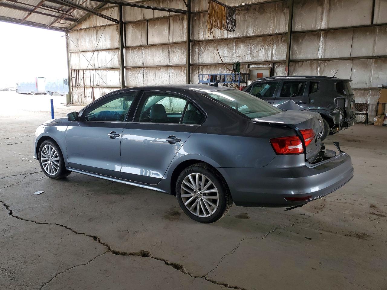 2015 Volkswagen Jetta Se Gray vin: 3VWD07AJ3FM238803
