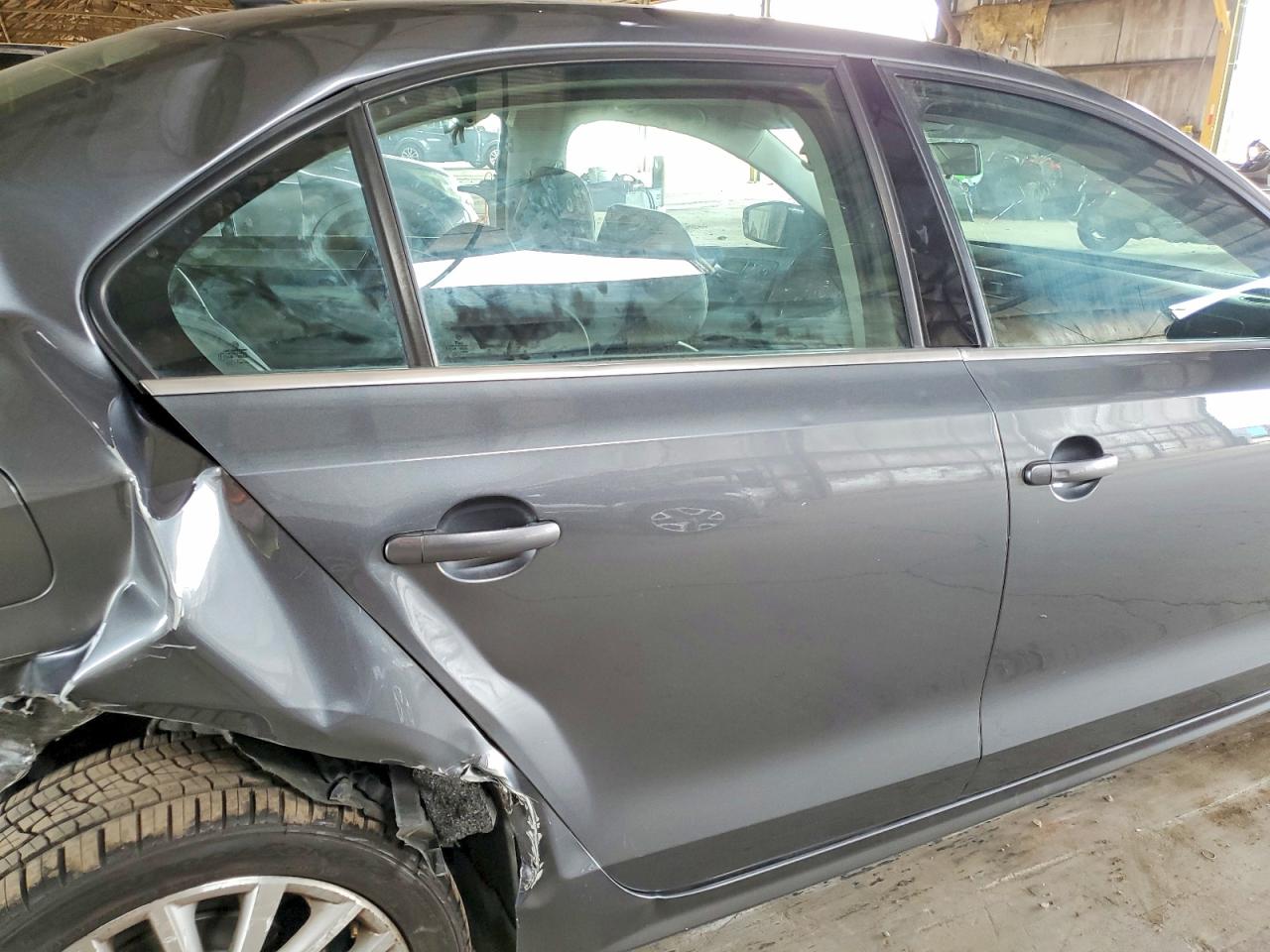 2015 Volkswagen Jetta Se Gray vin: 3VWD07AJ3FM238803