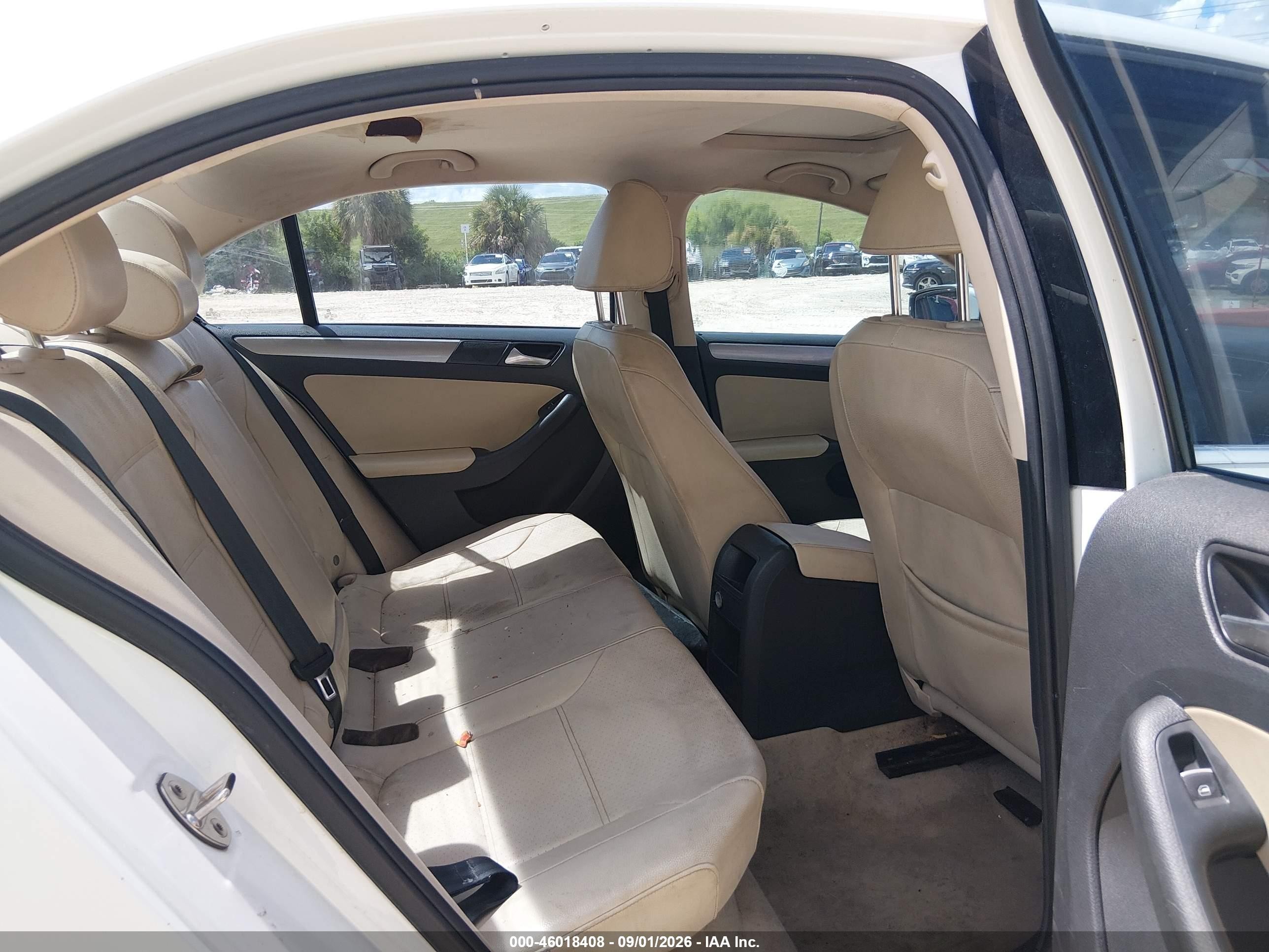 2015 Volkswagen Jetta 1.8t Se White vin: 3VWD07AJ3FM310793