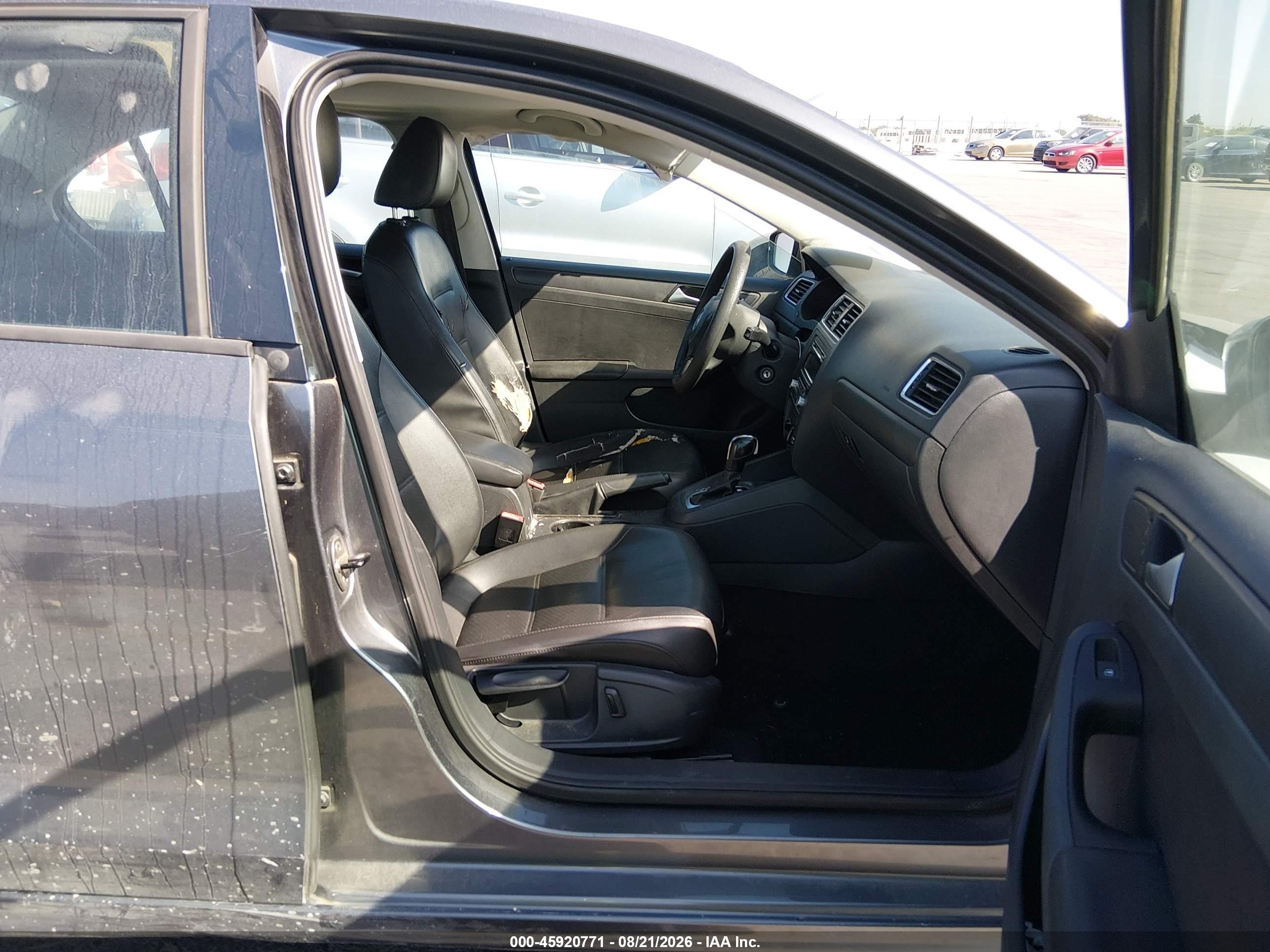 2014 Volkswagen Jetta 1.8t Se Gray vin: 3VWD07AJ4EM213584