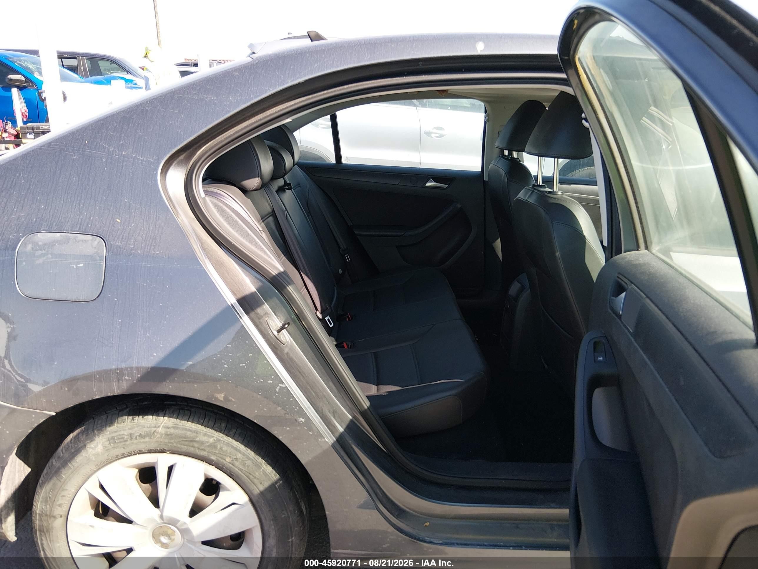 2014 Volkswagen Jetta 1.8t Se Gray vin: 3VWD07AJ4EM213584