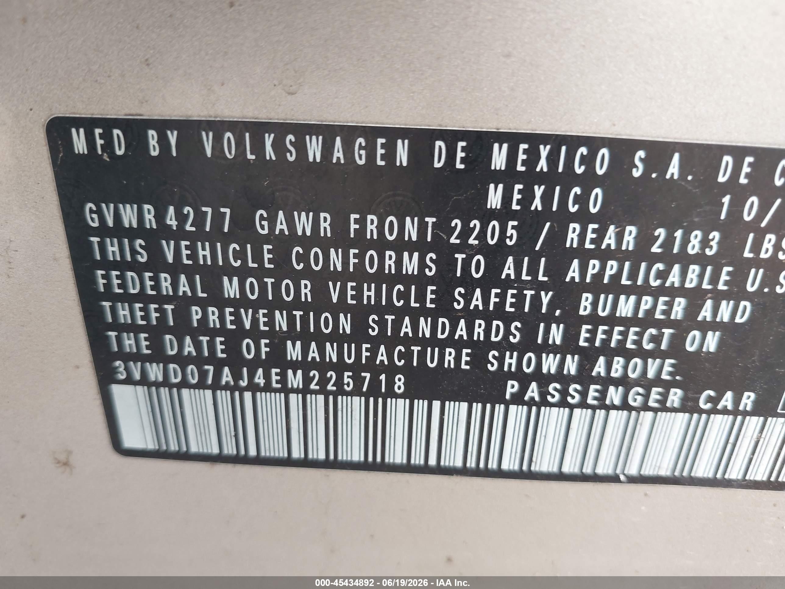 2014 Volkswagen Jetta 1.8t Se Серебряный vin: 3VWD07AJ4EM225718
