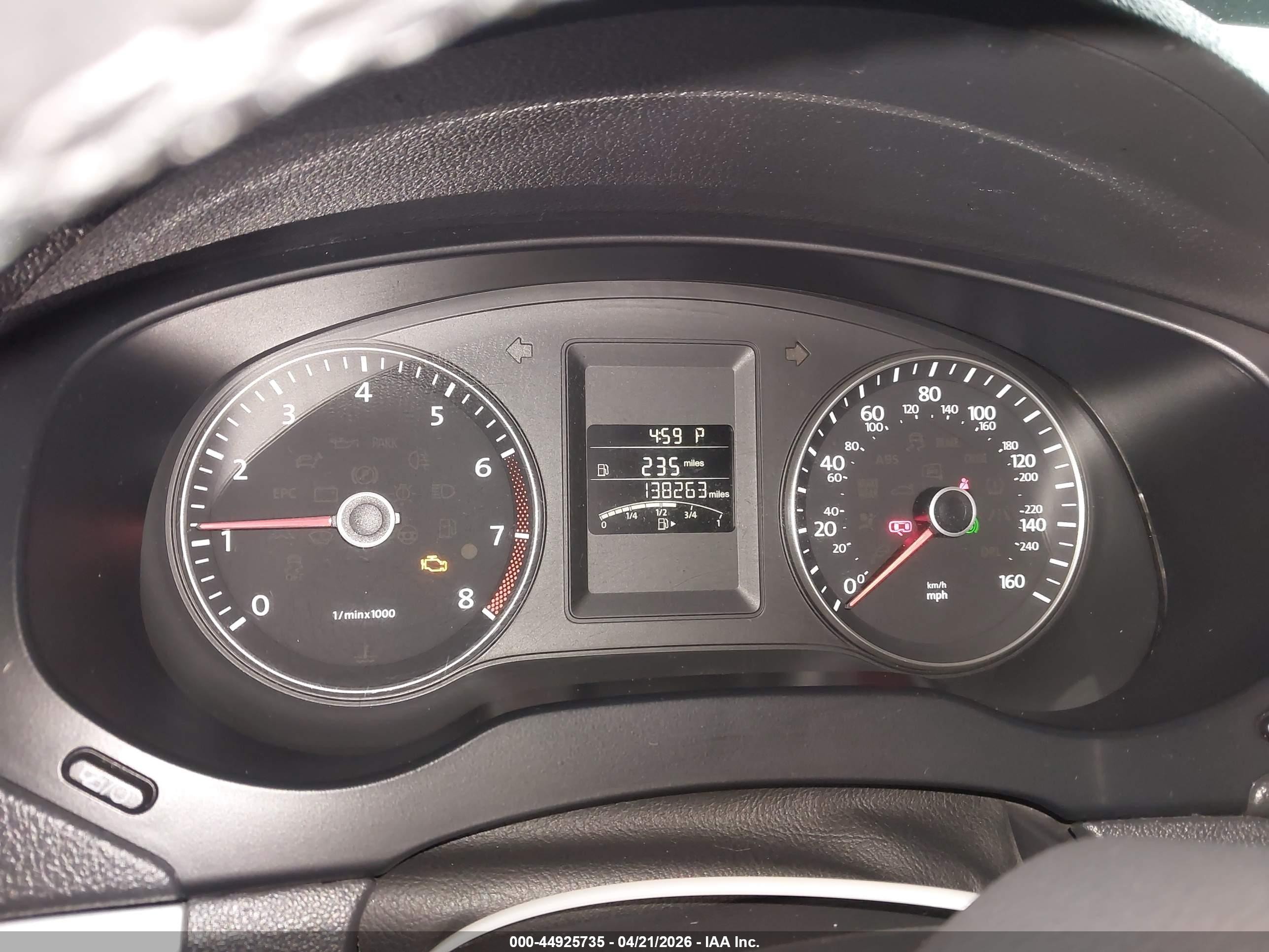 2014 Volkswagen Jetta 1.8t Se Gray vin: 3VWD07AJ4EM327357
