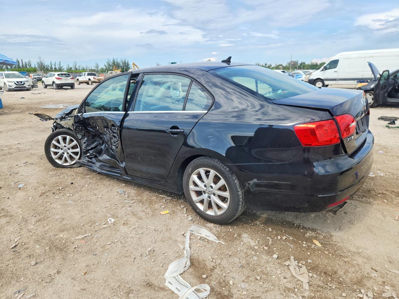 2014 Volkswagen Jetta Se Серый vin: 3VWD07AJ4EM388742