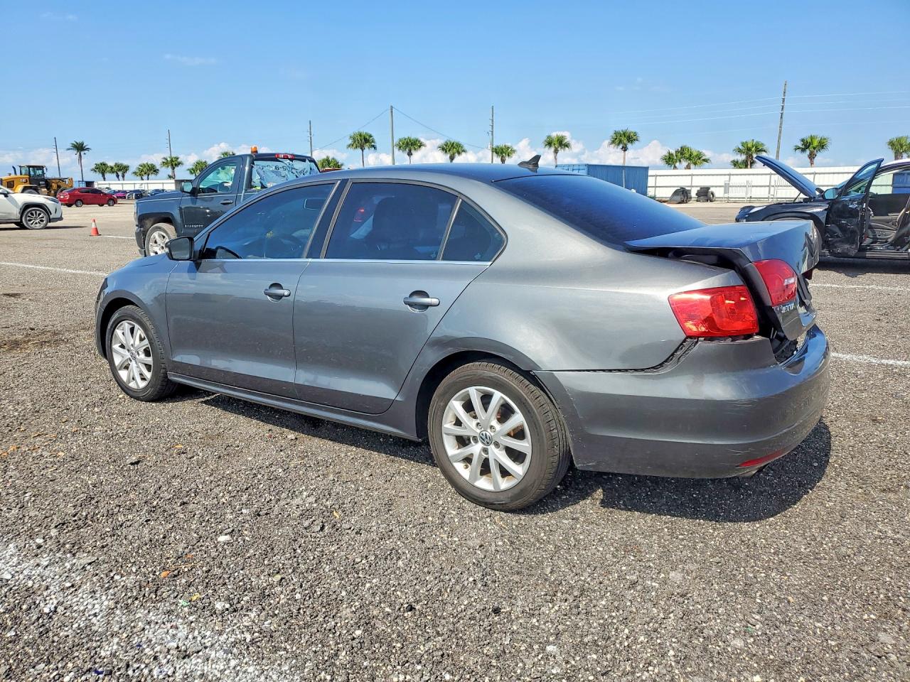 2014 Volkswagen Jetta Se Gray vin: 3VWD07AJ4EM400274