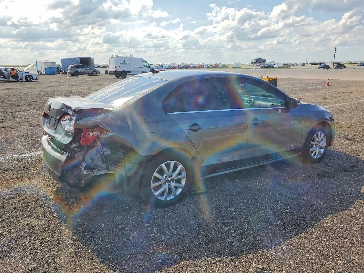 2014 Volkswagen Jetta Se Gray vin: 3VWD07AJ4EM400274