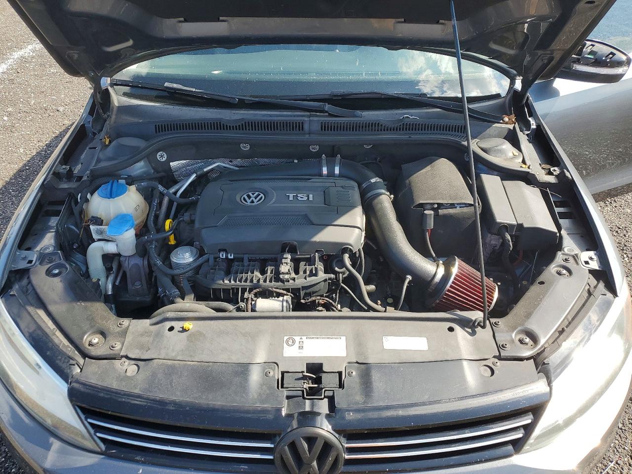 2014 Volkswagen Jetta Se Gray vin: 3VWD07AJ4EM400274