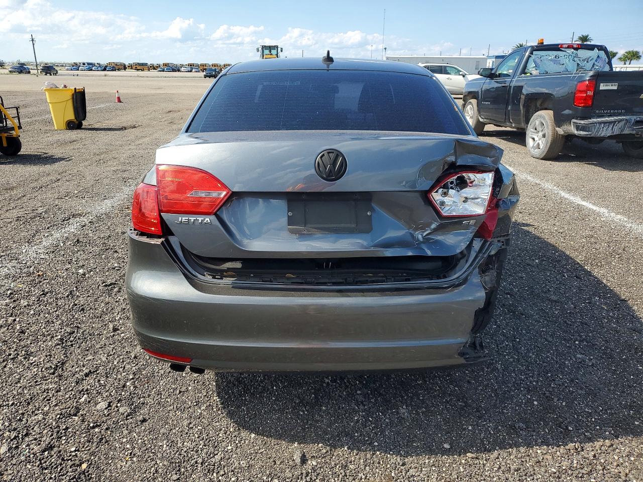 2014 Volkswagen Jetta Se Gray vin: 3VWD07AJ4EM400274