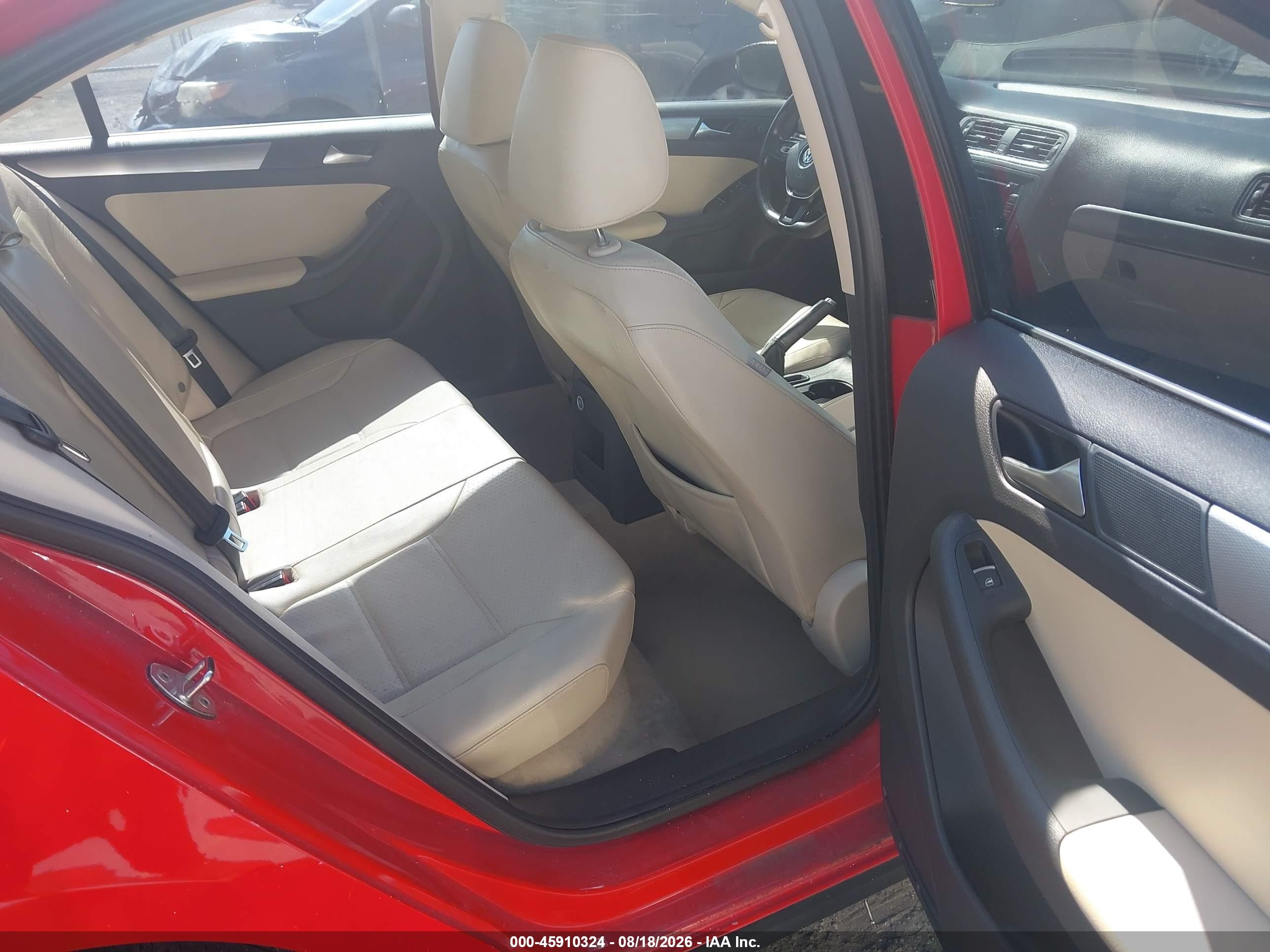 2015 Volkswagen Jetta 1.8t Se Red vin: 3VWD07AJ4FM286486
