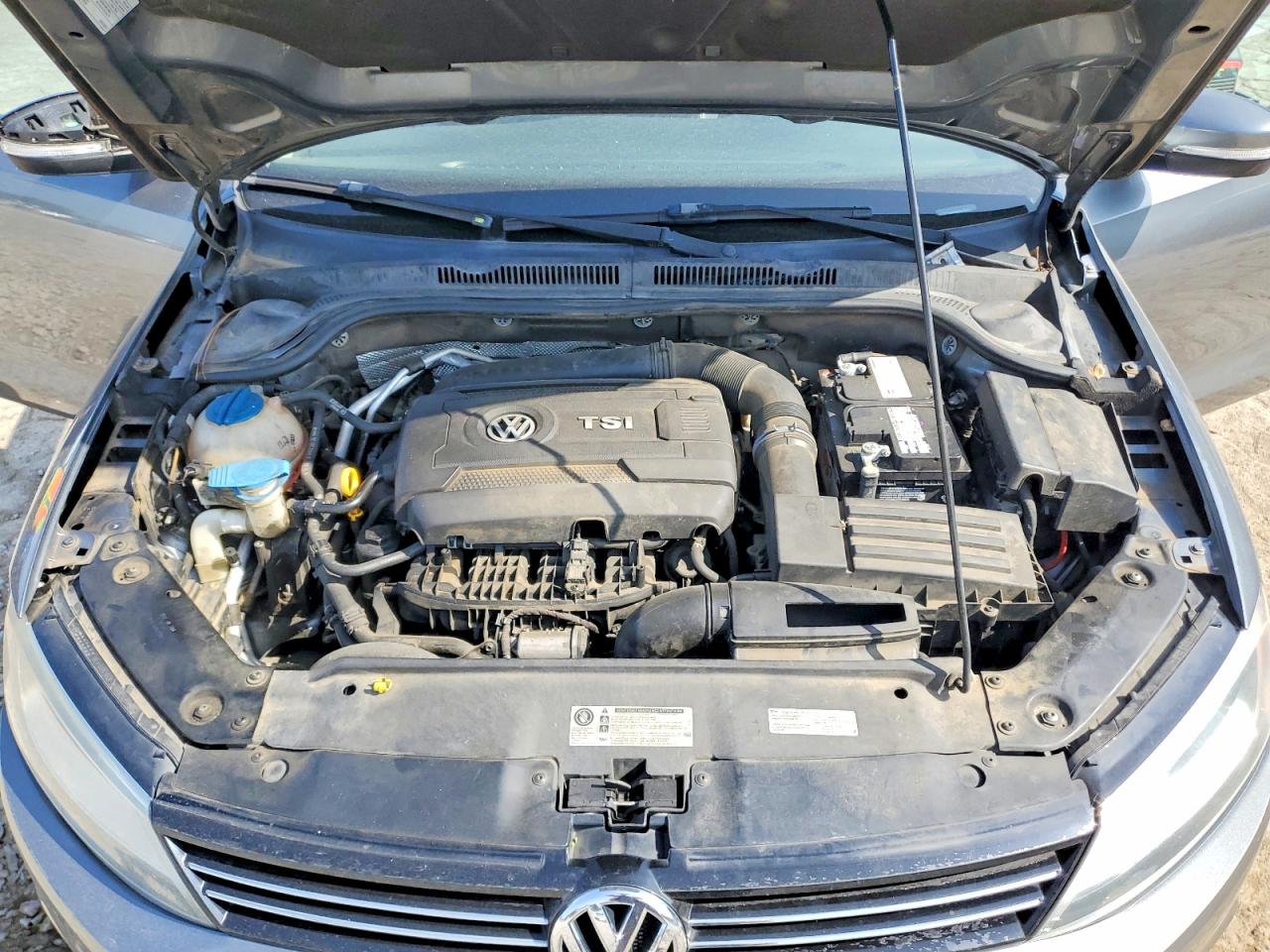 2014 Volkswagen Jetta Se Charcoal vin: 3VWD07AJ5EM317467