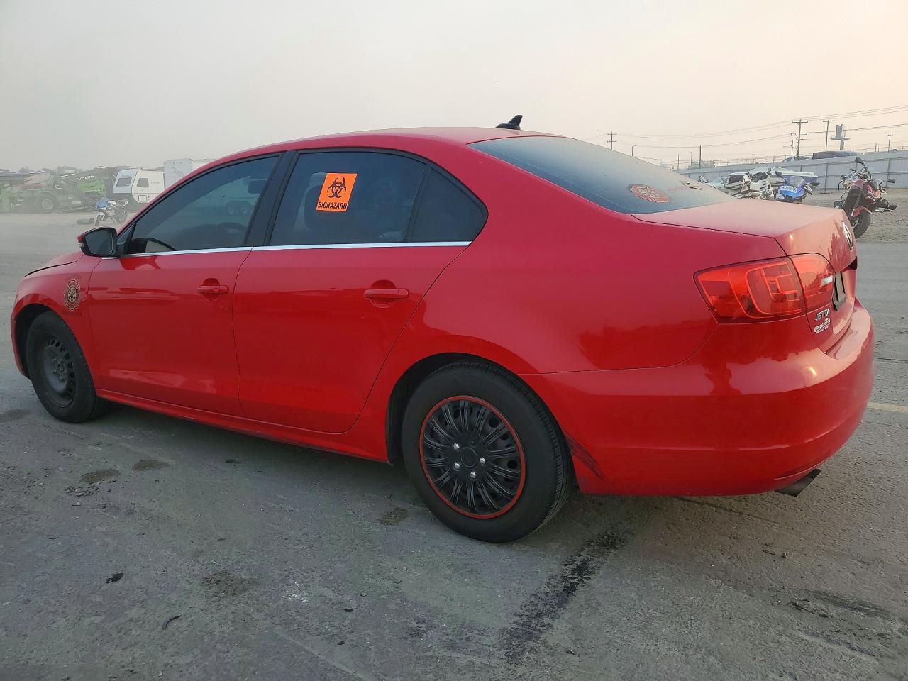 2014 Volkswagen Jetta Se Red vin: 3VWD07AJ5EM368550