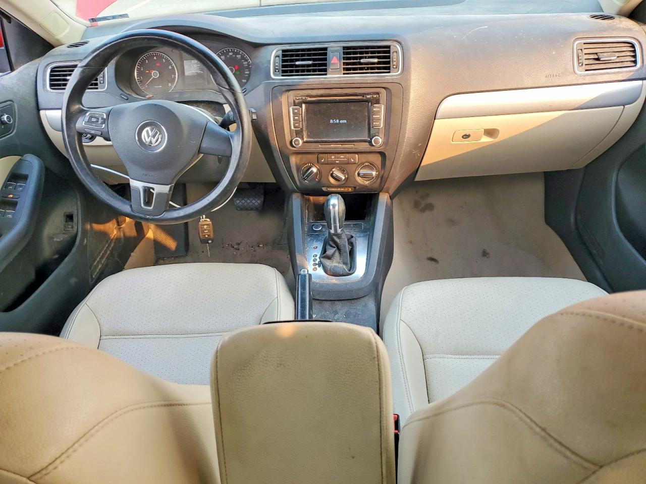 2014 Volkswagen Jetta Se Red vin: 3VWD07AJ5EM368550