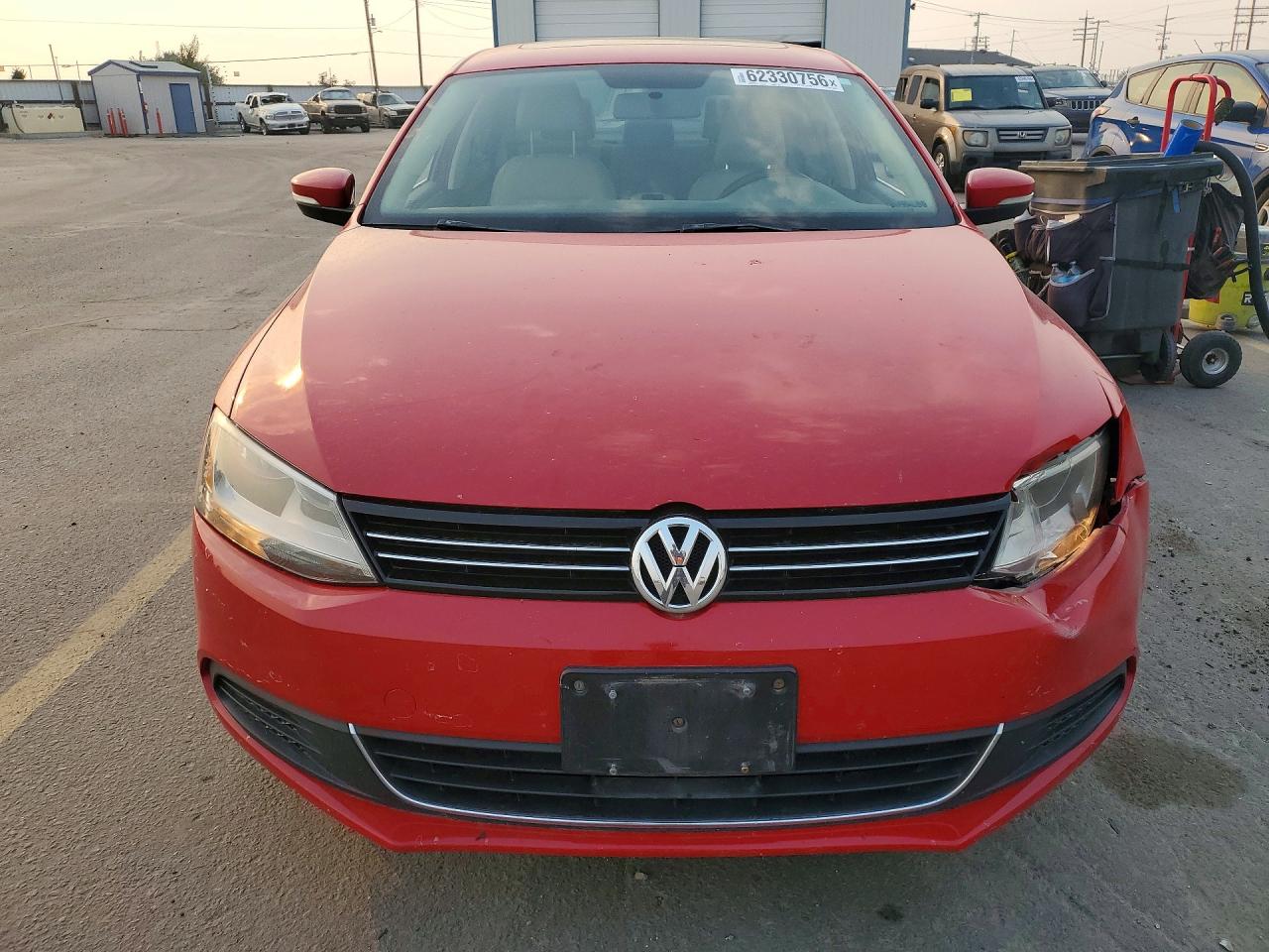 2014 Volkswagen Jetta Se Red vin: 3VWD07AJ5EM368550