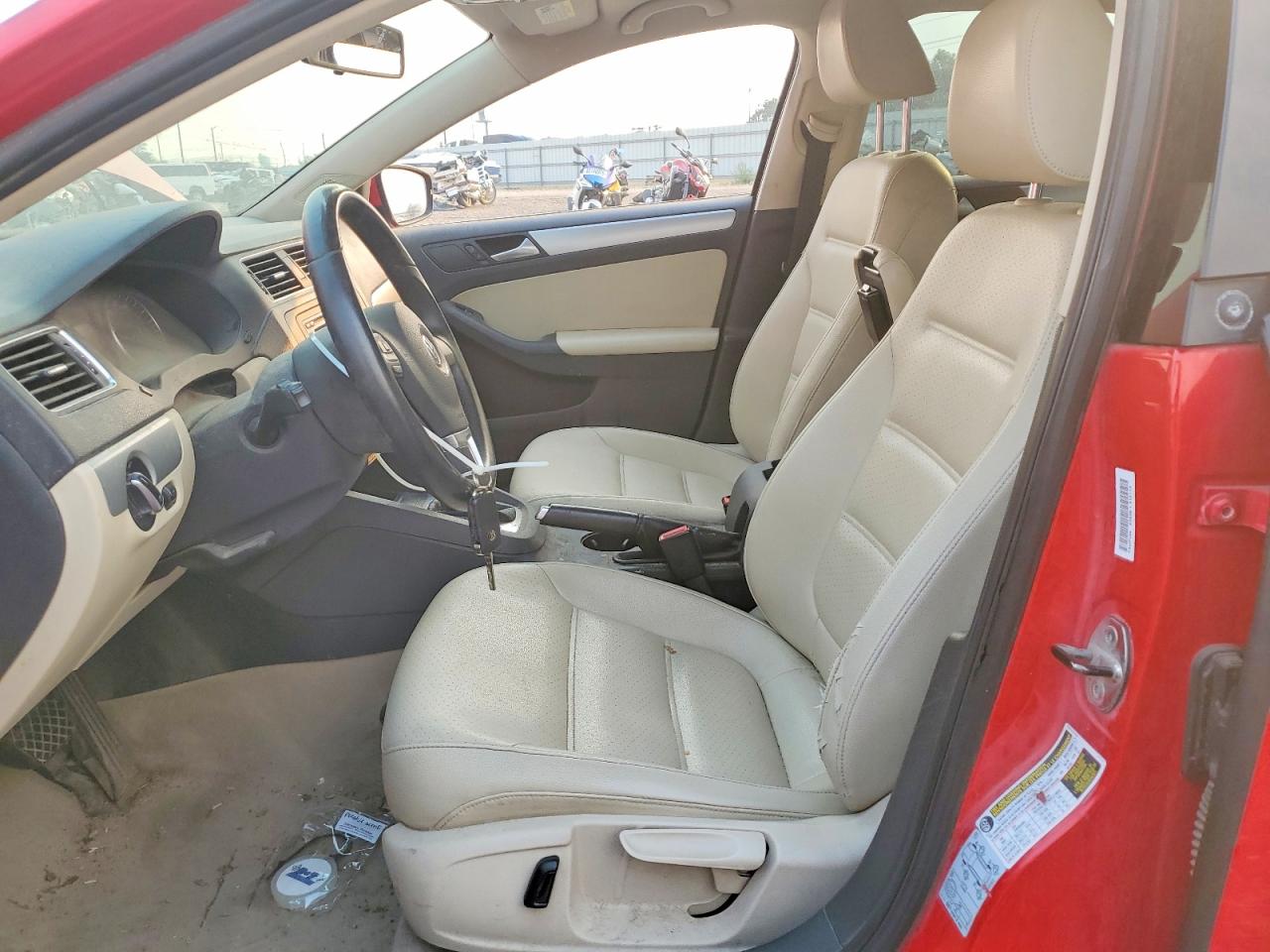 2014 Volkswagen Jetta Se Red vin: 3VWD07AJ5EM368550