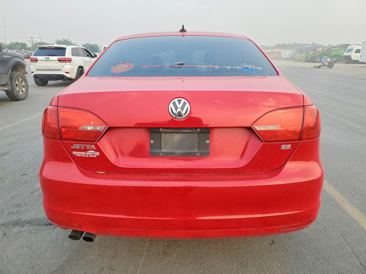 2014 Volkswagen Jetta Se Red vin: 3VWD07AJ5EM368550